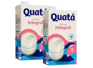 Leite Quatá integral 1L